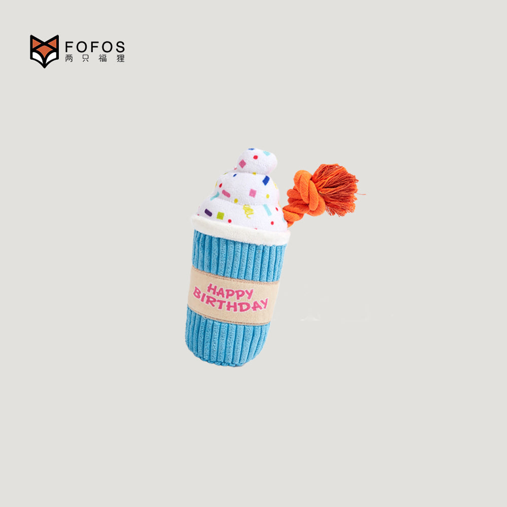 FOFOS Birthday Dog Toy