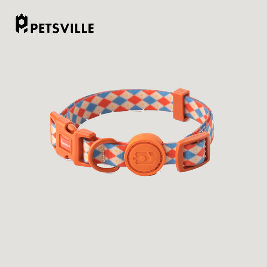 PETSVILLE Geometric Print Dog Collar