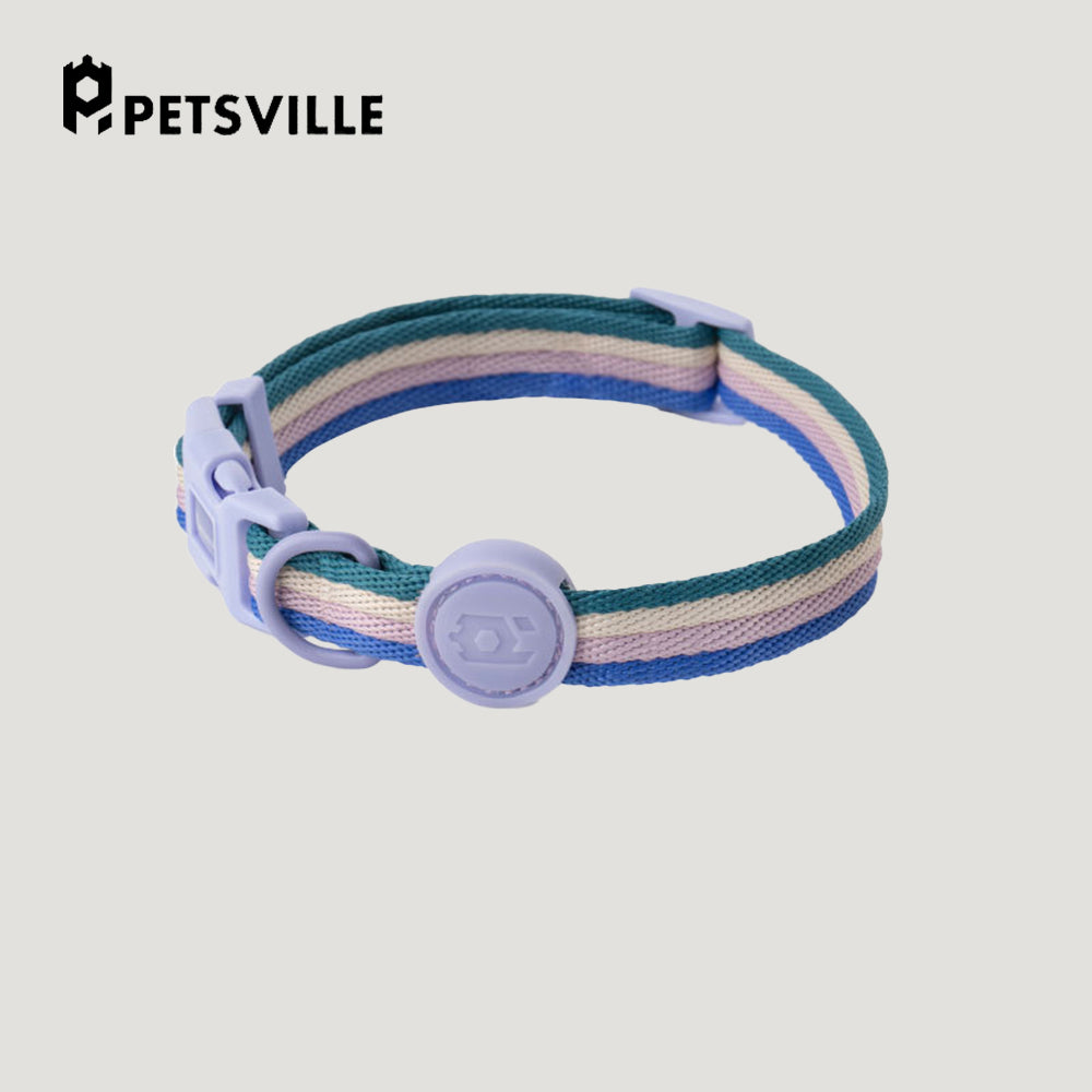 PETSVILLE Striped Dog Collar