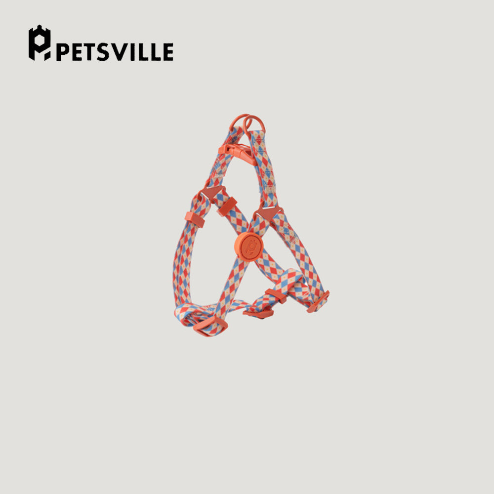 PETSVILLE Geometric Print Dog Harness