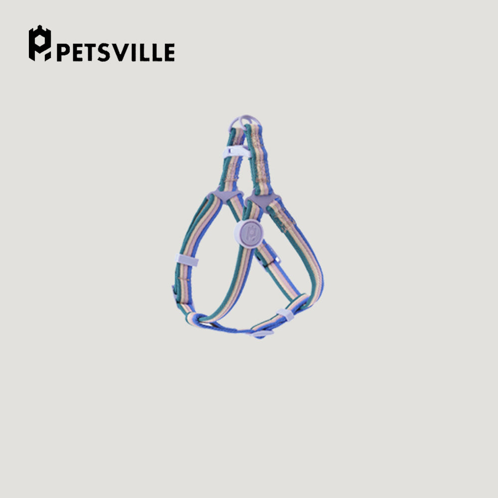 PETSVILLE Striped Dog Harness