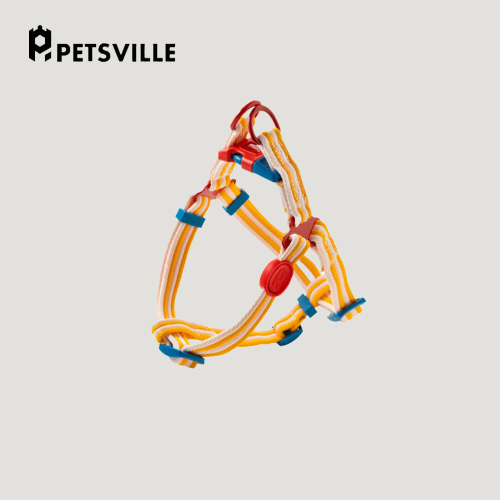 PETSVILLE Striped Dog Harness