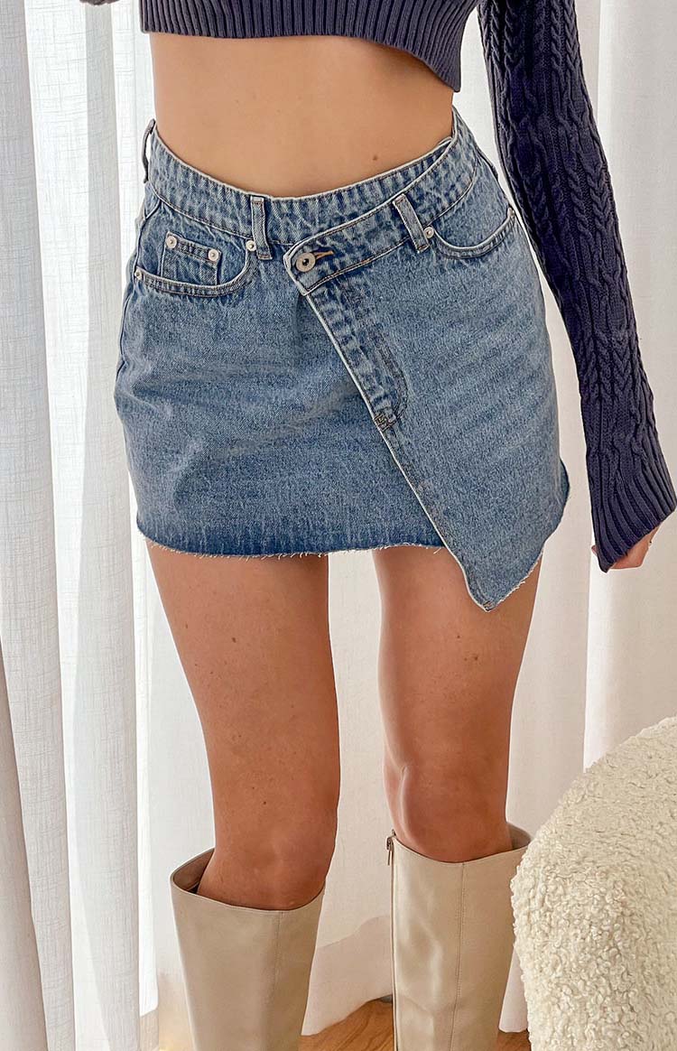 Cutefirst Denim Mini Skirt